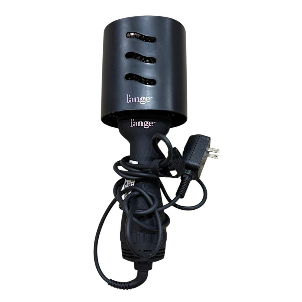 L’ange 2 in 1 Volumizing Brush Hair Dryer Black Lange Rose Gold Styler Works